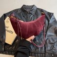 thumbnail image 3 of Bolso de estilo retro para mujer, tipo croissant, versátil, tipo dumpling, bandolera de hombro, informal, 2025, 3 of 5