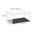 thumbnail image 2 of Uxcell Acrylic Display Case Plastic Box Cube Storage Box Clear Small Assemble Dustproof Showcase 41x31x20.5cm, 2 of 5