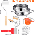 thumbnail image 2 of Honey Harvesting Beekeeping Tool Set Double Sieve Honey Strainer, Frame Grip, Coverless Fork, Coverless Needle Roller, 2 of 6