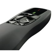 Logitech Wireless Presenter R400, Wireless Presentation Remote Clicker with Laser Pointer, Black