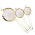 thumbnail image 2 of 3pcs Stainless Steel Kitchen Strainers Fine Mesh Strainers for Tea Coffee Food Flour, 2 of 8