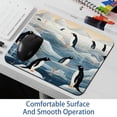 thumbnail image 6 of Penguin Printed Square Gaming Mouse Pad, 8.3x9.8 Inch Non-Slip Rubber Bottom Mousepad for Office and Gaming, 6 of 6