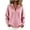 Pink—Knit Sweatersfor Women, variant on AGWOLF Womens Zip Up Hooded Cardigan Sweaters Knit Jacket Outerwear Long Sleeve Cardigans Fall Loose Casual Coats White L