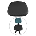 thumbnail image 4 of 2x Protector de Funda de Cojín de Asiento de Silla de Oficina Jacquard Estirable Lavable de Instalar Resistencia a Las Arrugas para Sillas 2 piezas, 4 of 8