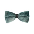 thumbnail image 1 of INSPIRAR CHIC Corbatas de Moño de Terciopelo Ajustables Pre-atadas para Prom, Boda, Esmoquin Talla Única Azul Gris, 1 of 4