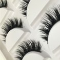thumbnail image 1 of 5 Pairs False Eyelashes Cross Thick Natural Long Eye Lashes Makeup Beauty Tool, 1 of 9