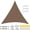 Coffee, variant on 3×4×5M Right Angle Triangle Shade Sail with Hardware Kit Waterproof Oxford Sun Canopy for Patio Garden Pool