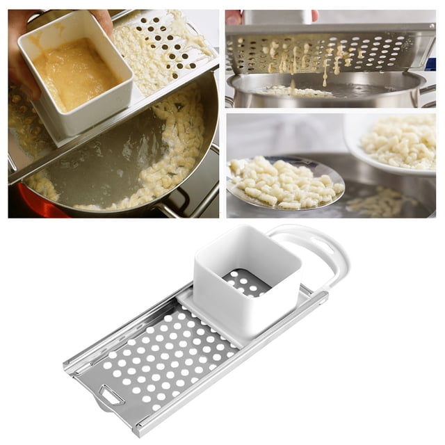 Noodle Maker Pasta Maker Stainless Steel Plastic Kitchen Stainless Steel Blade Spaetzle Noodle Dumpling Maker Pasta Cooking Tool