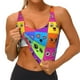 thumbnail image 3 of Balery Doodle Faces Emotions Sujetadores deportivos con espalda cruzada para mujer, acolchados, sin costuras, de alto impacto, ideales para yoga, gimnasio, entrenamiento y fitness.-Medium, 3 of 8