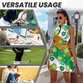 thumbnail image 6 of Uorisanigo Striped Four-Leaf Tennis Golf Dress for Women Quick Dry Comfortable Workout Active Athletic Dresses with Shorts Versatile for Tennis Hiking & Outdoor Sports, 6 of 7