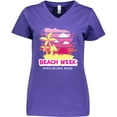 thumbnail image 3 of Inktastic Beach Week Puerto Vallarta Mexico with Palm Trees Women's V-Neck T-Shirt, 3 of 5