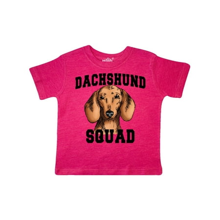 

Inktastic Dog Dachshund Squad Gift Toddler Boy or Toddler Girl T-Shirt