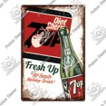thumbnail image 3 of Letrero de metal con diseño de refresco de Putuo Decor, placa de hojalata vintage, carteles de metal retro para cocina, bar, pub, club, cueva de hombre, decoración de pared del hogar, 3 of 5