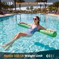 thumbnail image 3 of SWEETCRISPY Ultra Durable NBR Closed Cell Foam Pool Swim Noodles - Corrosion Resistant Swim Bar for Beach Pool Waterpark, Green, 3 of 9
