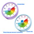 Visual Timer with Color Display for Study Countdown Desk Helper, Knob ...