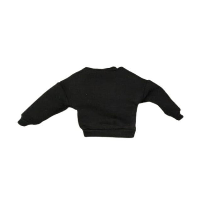 Séter de muñeca a escala 1/12 Modelo de decoración de la ropa Modelo de la fotografía de la muñeca Ropa de muñeca Outifits para el cuerpo de la figura Negro
