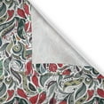 thumbnail image 6 of Ambesonne Retro Valance & Curtain, Colored Boho Flowers Leaf, 55"x45", Grey and Hot Pink, 6 of 6