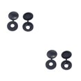 thumbnail image 3 of Kearding 100x tapón de rosca de plástico resistente y duradero para ocultar tornillos elástico conectado es conveniente para negro negro 2Conjunto, 3 of 6