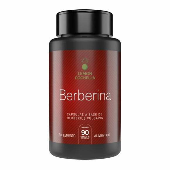 Berberina - capsulas a base de Berberius vulgaris. Frasco con 90 capsulas