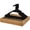 Black, variant on Royale Linens 20 Pack Black Plastic Hangers for Clothes - Heavy Duty Clothes Hanger for Everyday Use - Lightweight & Space Saving Notched Plastic Hangers