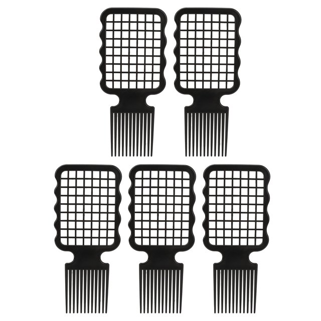 5 peines giratorios ergonómicos para rizar el cabello y rastas para hombres.