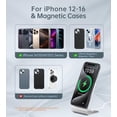 thumbnail image 4 of Cargador inalámbrico magnético para iPhone Mag Cargador rápido con adaptador USB C de 20 W y cable U, 4 of 6