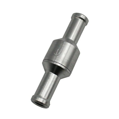 8mm Inline One-way Non-return Check Valve Fuel Water Gas Air Vacuum Aluminum Valve