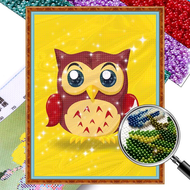 Kit Punto Cruz Navidad Bordado Con Cuentas Impresas 9CT Arte para El 39x55cm