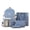 Blue, variant on School Backpack Canvas Tote Bag Student Anti-Slip Bookbags with Multi-Pockets Cute Bow Back To School Casual, Daily Use, Commute,One Size,Pink