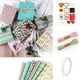 thumbnail image 1 of Juego de papel para envolver regalos con cinta y etiqueta, hoja de papel para regalo ecológica, papel para envolver regalos de cumpleaños para mujeres, niñas, bebés y hombres, 1 of 5