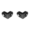 thumbnail image 1 of 2pc 1/4 3/8 Screw Extension 90° Right Angle Mount Adapter for Tripod Monitor Video Image Transmission DSLR Camera Cage, 1 of 7