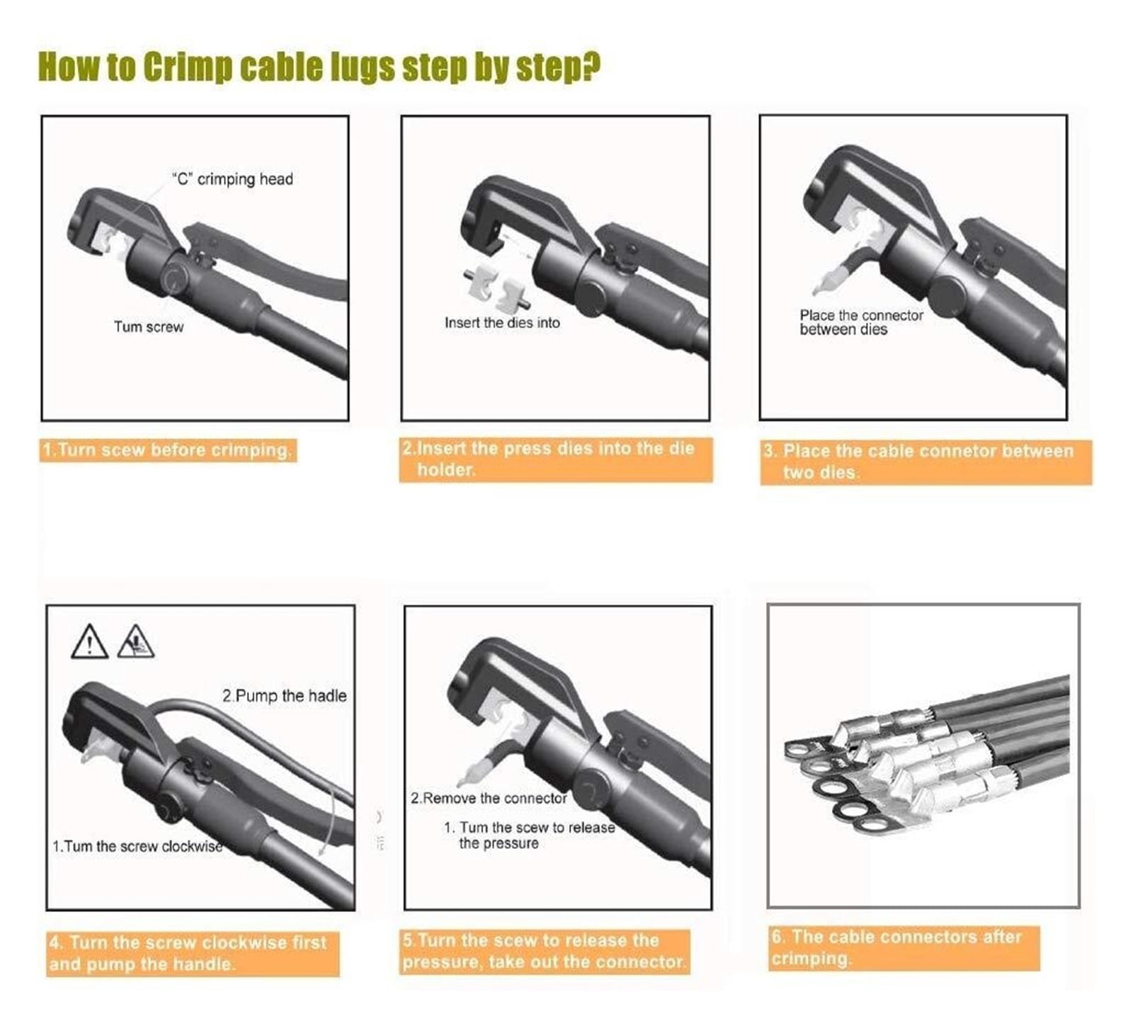 YQK-70 6T Hydraulic Crimping Tool Kit, W/ 8 Dies+Carry Case For Wire Lug Cable 4-70mm
--------
,Super Fast Cutting Speed