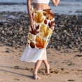 thumbnail image 6 of Leaves Chic Chiffon Summer Beach Dresses for Women, 6 of 6