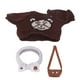 thumbnail image 2 of Doll Sweater Set, Pretend Play Soft Hair Band Baby Doll Clothes Washable Fashionable Prevent Deformation With Bag For 11.8 Inch Girl Dolls ANGGREK CH2013, 2 of 8