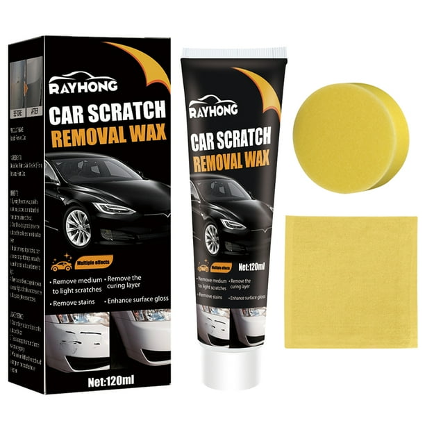 120ml Car Scratch Remover Wax Impermeable Auto Polish Paint Restaurador Con Esponjas