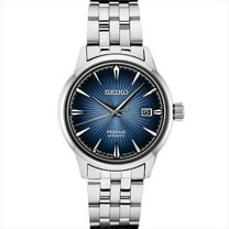 Seiko Men's Presage 23 Jewel Automatic Blue Dial 50M Water Resistance Watch with Date