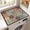 Retro Boho Grid, variant on Washer and Dryer Top Protector Mat, 23.6" x 19.7" Non-Slip Fridge Dust Mat, Retro Boho Grid