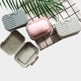 thumbnail image 3 of Tssuoun Sealed Soap Box Leakproof Shower Organizer Waterproof Non-slide Plastic Container Holder Bathroom Countertop Accessories  Type3, 3 of 8