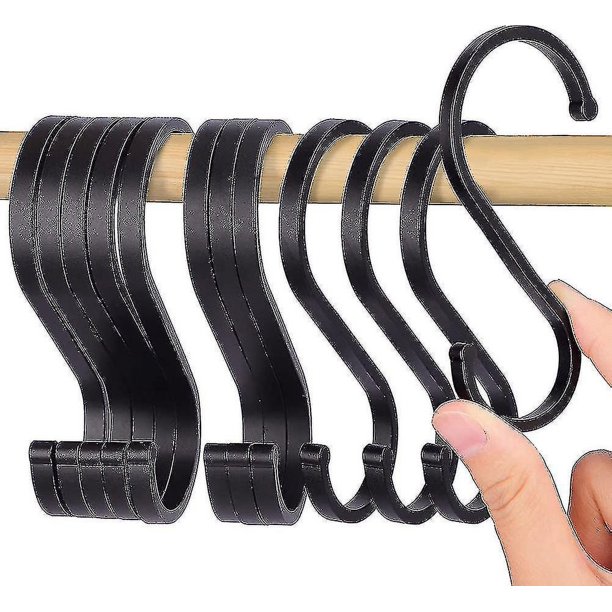 Ganchos en S Ganchos de aluminio en forma de S Ganchos en S resistentes para plantas colgantes (8 piezas)