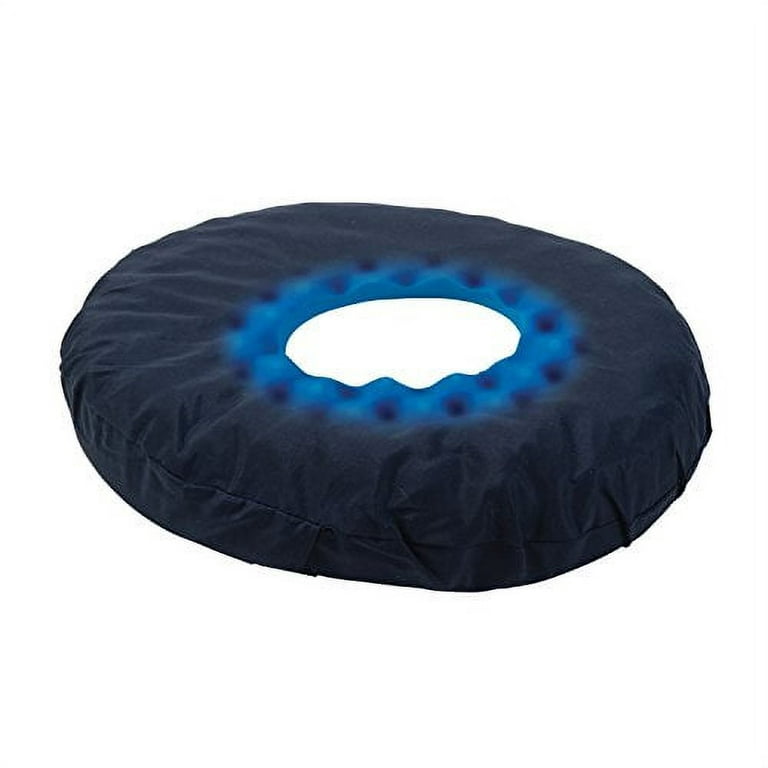 Alex 510914 Convoluted Donut Cushion Navy - 14 in.
