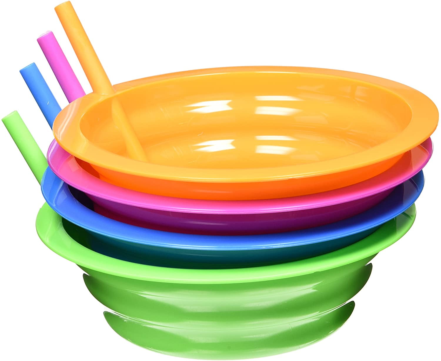 Sip-A-Bowl 22 oz, Assorted Colors - Pack of 4