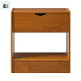 thumbnail image 6 of Walker Edison Declan 1 Drawer Nightstand, Caramel Brown, 6 of 18