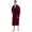 Burgundy and Black, variant on Mens Robe, Luxury Plush Fleece Mens Bathrobe, Spa Bath Robe for Men, Large-X-Large, Grey
