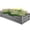 Gray, variant on VEVOR Metal Raised Garden Bed, 6.7 x 3 x 1.5 ft Outdoor Galvalume Planter Garden Box, Open Bottom Design, Large Planter Raised Bed for Growing Vegetables, Flowers, Herbs, and Succulents, Gray