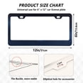thumbnail image 2 of Aluminum License Plate Frame 2 Pack Car Exterior Accessory Car Tag Holder for Front Rear Plates Cars Decor Starry Sky Background with Stars, 2 of 7