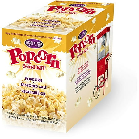 Kettle Corn Popcorn Pouches, 12 pack