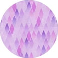 thumbnail image 1 of Ahgly Company Machine Washable Indoor Round Transitional Heliotrope Purple Area Rugs, 8' Round, 1 of 7