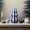B-23x11cm, variant on XINGAG Wavy Striped Ceramic Flower Vase,Retro Black White Stripe Decoration Vase,23cm Unique Curved Shape Table Centerpiece Vase for Living Room Dining Table Home Shelf Decor