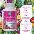thumbnail image 6 of Whole Nature Natural Whole Food Multivitamin Powder with Vitamins, Antioxidants, Probiotics, Gluten Free, 90 Capsules, 6 of 8