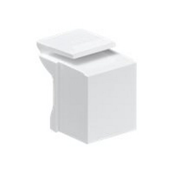 Leviton QuickPort - Modular insert (blank) - white (pack of 10)